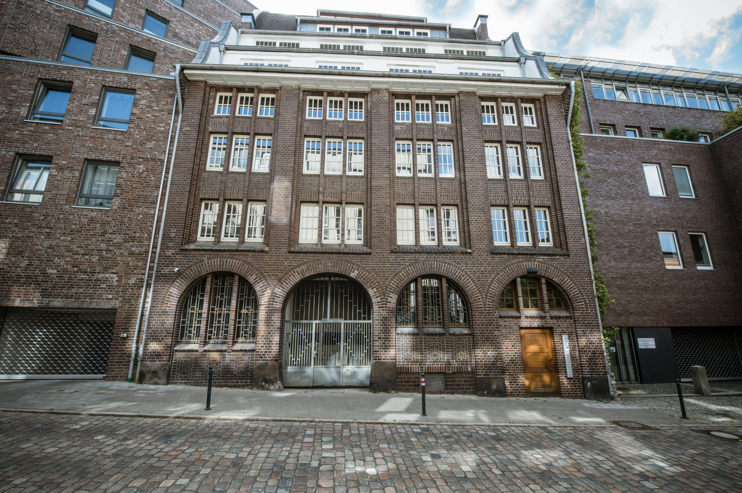 Fassade des Zuckerspeichers vor der Sanierung